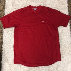 Vintage Nike Textured Red Tee